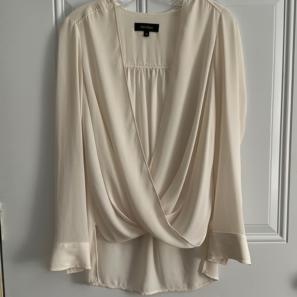 Karen Kane Cross Over Blouse